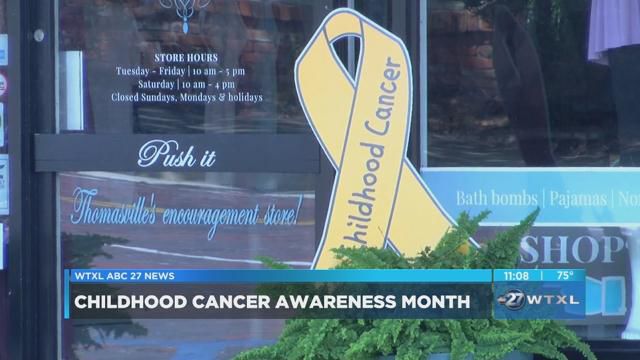Thomasville group hosts childhood cancer awareness events